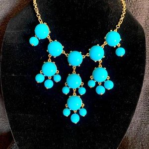 Turquoise colored necklaces